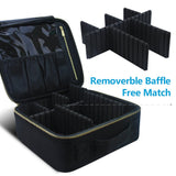 Travel Makeup Case,Chomeiu- Professional Cosmetic Makeup Bag Organizer Makeup Boxes With Compartments Neceser De Maquillaje