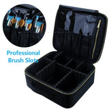 Travel Makeup Case,Chomeiu- Professional Cosmetic Makeup Bag Organizer Makeup Boxes With Compartments Neceser De Maquillaje