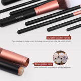 Syntus Makeup Brush Set, 16 Makeup Brushes & 4 Blender Sponge & 1 Brush Cleaner Premium Synthetic Foundation Powder Kabuki Blush Concealer Eye Shadow Makeup Brush Kit