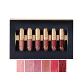 6pcs Matte Velvety Liquid Lipstick Matte Liquid Lipgloss Waterproof Lip Gloss
